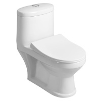 AQUALINE PETIT WC kombi dětské, zadní/spodní odpad, bílá PT520