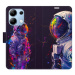 iSaprio Flip pouzdro Neon Astronaut 02 pro Xiaomi Redmi Note 13