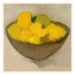 Obrazová reprodukce Lemons, Helene Schjerfbeck, 40 × 40 cm