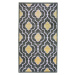 Žluto-šedý pratelný koberec 150x80 cm - Vitaus