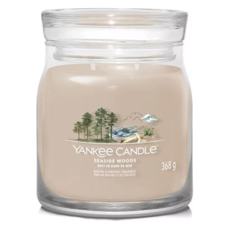 Aromatická svíčka Signature sklo střední Seaside Woods Yankee Candle - 368 g