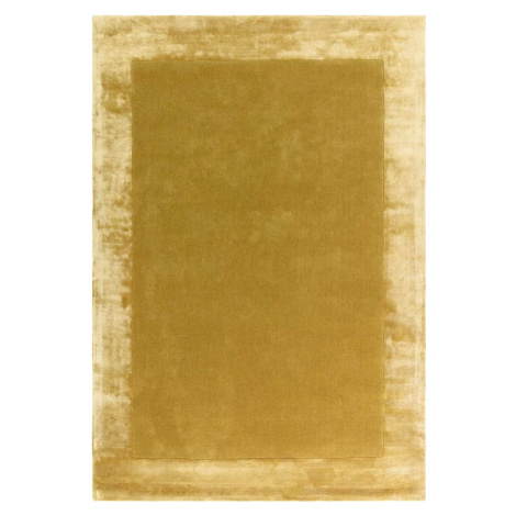 Okrově žlutý ručně tkaný koberec s příměsí vlny 160x230 cm Ascot – Asiatic Carpets