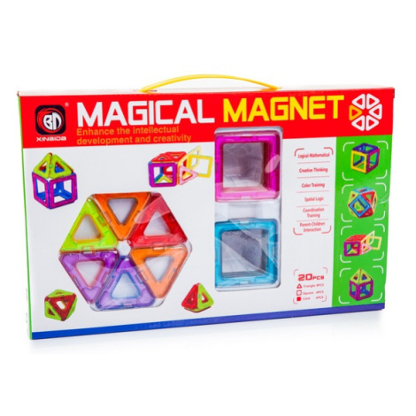 Magnetické barevné kostky Magical Magnet 20 ks Toys Group
