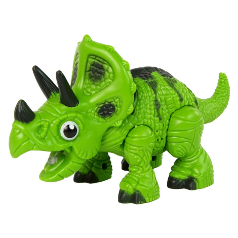 mamido  Interaktivní dinosaurus Triceratops s vodní parou a zvuky zelený
