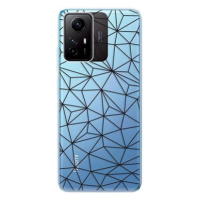 iSaprio Abstract Triangles 03 pro black pro Xiaomi Redmi Note 12S