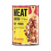 Josera Dog konz.Meat Lovers Menu Beef with Potato 400g + Množstevní sleva Sleva 15%