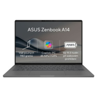 ASUS Zenbook A14 UX3407RA-OLED027X Šedá