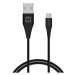 Datový kabel SWISSTEN USB / MICRO USB 1,5m black (9mm)