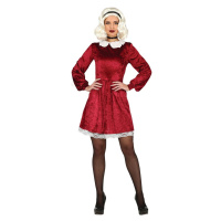 Fiestas Guirca Moderní čarodějnice - Červené šaty Kostým pro dospělé ženy Velikost M 10-12