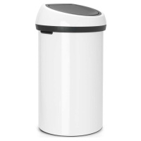 Bílý dotykový ocelový odpadkový koš 60 l Touch Bin – Brabantia