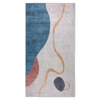Pratelný koberec v modro-krémové barvě 160x230 cm – Vitaus