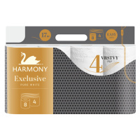 Harmony Exclusive Pure White toaletní papír 4 vrstvy 8 ks