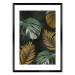 Dekoria Plakát Golden Leaves I, 30 x 40 cm, Zvolit rámek: Černý