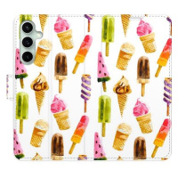 iSaprio flip pouzdro Ice Cream Pattern pro Samsung Galaxy S23 FE