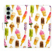 iSaprio flip pouzdro Ice Cream Pattern pro Samsung Galaxy S23 FE