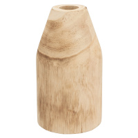 Dřevěná sloupová váza 24 cm