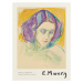 Obrazová reprodukce Female Portrait - Edvard Munch, 30x40 cm