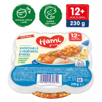 HAMI Talířek masozeleninový Zeleninové ratatouille s mořskou rybou 230g, 12+