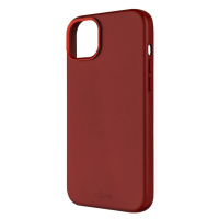 Kožený zadní kryt FIXED MagLeather s podporou MagSafe pro Apple iPhone 14, červená