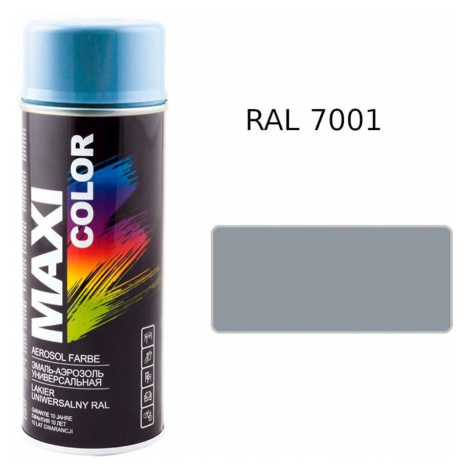 Sprej Maxi Color RAL7001 400ml Motip