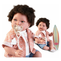 Antonio Juan 33361 PIPO HAIR - realistická panenka miminko s měkkým látkovým tělem - 42 cm