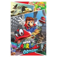 Plakát Super Mario Odyssey - Collage