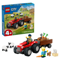 Lego® city 60461 červený traktor s přívěsem a ovcemi