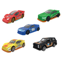 Playtive Sada autíček 1:64, 5dílná (Race Cars)