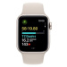 Apple Watch SE (2023) Cellular 40mm sportovní silikonový řemínek hvězdně bílý M/L Hvězdně Bílá