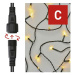 EMOS Standard LED spojovací vánoční řetěz, 5 m, venkovní i vnitřní, teplá bílá D1AW02