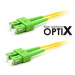 OPTIX SC/APC-SC/APC optický patch cord 09/125 0,5m G657A