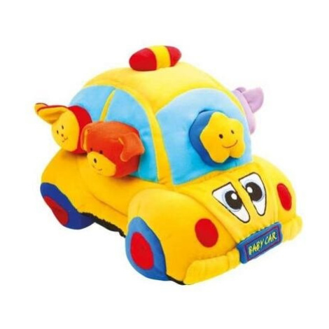 Small Foot Textilní hračky auto se zasunovacími tvary Legler