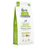 Brit Care Sustainable Adult Medium Breed Chicken & Insect - 2 x 12 kg