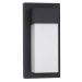 NOVA LUCE venkovní nástěnné svítidlo LETO černý hliník akrylový difuzor LED 18W 3000K 220-240V 1