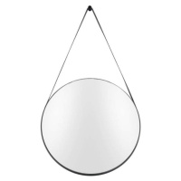 Nástěnné zrcadlo s rámem v černé barvě PT LIVING Balanced, ø 47 cm