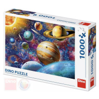 DINO Puzzle Planety XL 66x47cm skládačka 1000 dílků v krabici