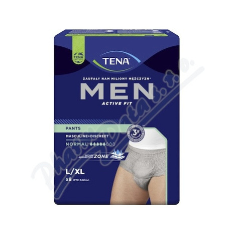 TENA Men Pants Normal Grey L/XL ink.kalh.8ks772803