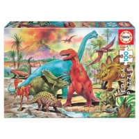 Puzzle Dinosauři 100 dílků