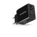 AXAGON ACU-DS16, SMART nabíječka do sítě 16W, 2x USB-A port, 5V/2.2A + 5V/1A