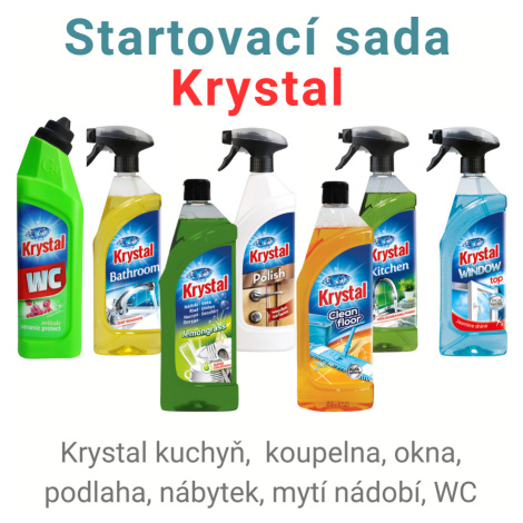 Zvýhodněná sada čistících prostředků Krystal 7 ks