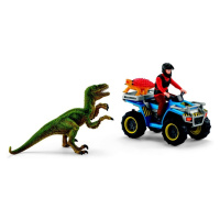 Schleich 41466 útěk před velociraptorem na čtyřkolce