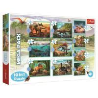 Puzzle Dinosauři MEGA PACK 10v1 -  Trefl
