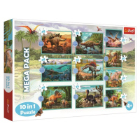 Puzzle Dinosauři MEGA PACK 10v1 - Trefl