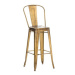 Barová židle Gilet, zlatá