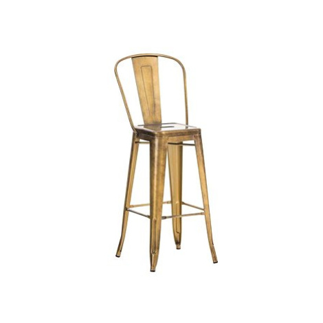 Barová židle Gilet, zlatá BHM Germany