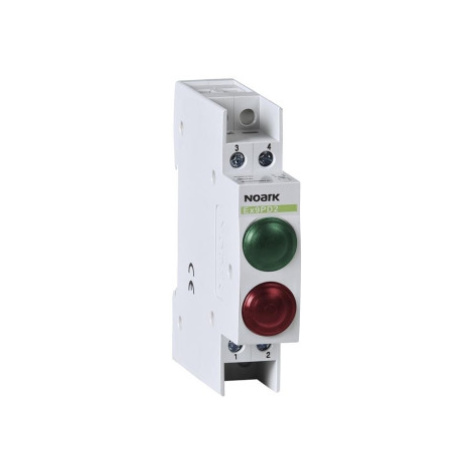 Signálka LED Noark Ex9PD2gr 230V AC/DC červená+zelená 102463