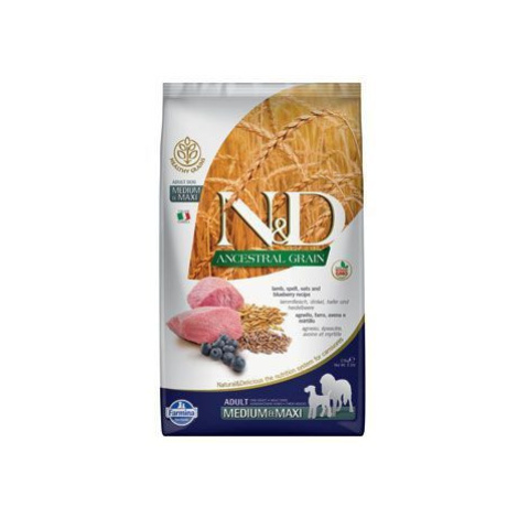 N&D LG DOG Adult M/L Lamb & Blueberry 2,5kg sleva