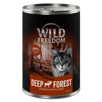 Wild Freedom konzervy, 24 x 400 g za skvělou cenu! - Deep Forest - zvěřina & kuře