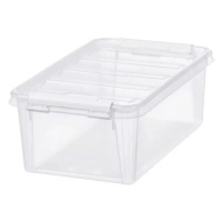 SmartStore Úložný box s bílými klipy Classic, 3,6 l