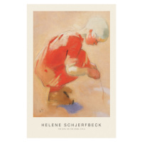 Obrazová reprodukce The Girl on the Sand - Helene Schjerfbeck, 26.7 × 40 cm